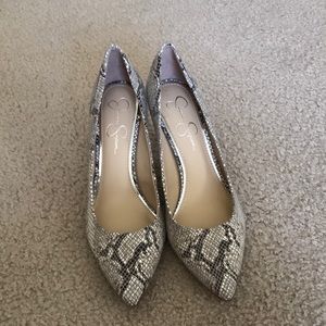 Jessica Simpson Snake Print heels